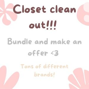 Make me offers and bundle!! Tons of different brands and great deals :)
